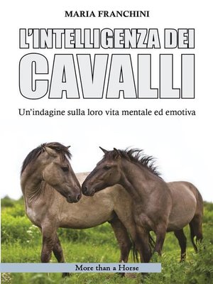 cover image of L'intelligenza dei cavalli